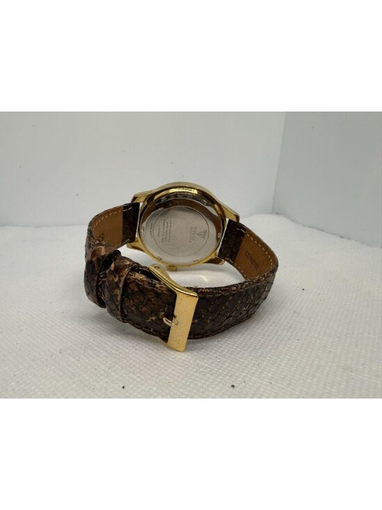 Guess Waterpro U13535L2 Women\'s Gold-Tone Crystal Bezel Snake-Print Watch main image 8